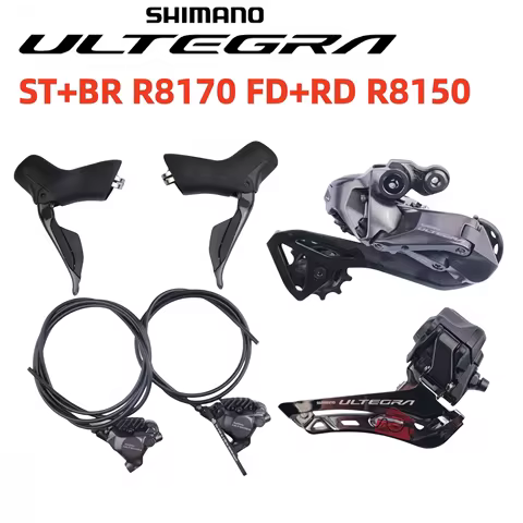 Shimano ULTEGRA Series Di2 R8170 Shifter Brake Caliper R8150 Front Rear Derailleur Mini 12S Groupset
