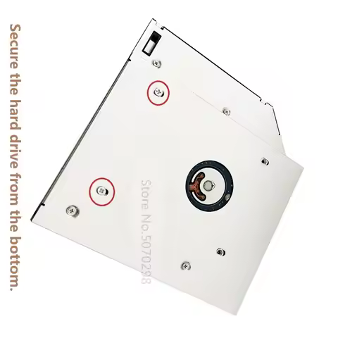 12.7mm 2nd 2.5 Hard Drive HDD Optical bay Caddy Bracket Frame For Sony VGN-AW41MF/H PCG61611M SVE171