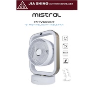 Mistral 6” High Velocity Table Fan with Remote Control MHV600RT