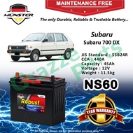 Münster Robust MF CMF NS60 | 55B24R (45AH) Car Battery Bateri Kereta for Subaru 700 DX 700DX