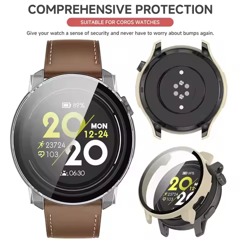 Screen Protector Tempered Glass Case For Coros Pace 3 2 Smart Watch Strap Protective Cover Bumper Pa