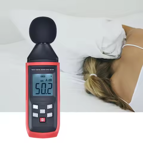 Decibel Measurement Sound Level Meter TA8151 LCD Digital Sound Level Meter Noise Detect Tester Data 