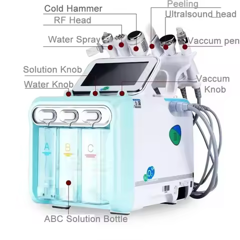 New Arrival! 7 In 1 Water oxyge Jet Peel Hydro baeuty skim Cleansing Hydrofacial Machine Facial Mach