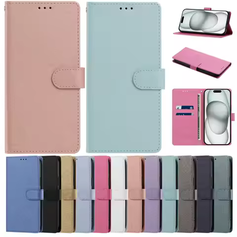 For Samsung Galaxy A16 A07 A06 4G F07 F06 F16 M07 M06 M16 5G Leather Case Wallet Card Colorful Phone