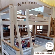 [Pre order] Halfday - Solid wood Kids Bed, Children Bed, Spliced Duplex Bunk Bed, Loft Bed, Double Decker Bed Frame