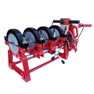 เครื่องเชื่อมท่อ HDPE เครื่องเชื่อมท่อพีอี แบบมือหมุน 4หัวจับ ขนาด 40-160 mm. รุ่น EX-W160-4