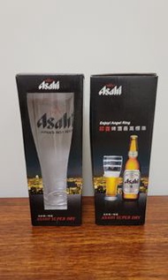 **全新連盒** 1隻 x Asahi Super Dry Angel Ring 啤酒杯 玻璃杯 ***另有Asahi Yebisu Suntory Sapporo Hoegaarden Kirin Stella 嘉士伯 1664 藍妹 百威 生力等啤酒產品出售