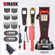 ปัตตาเลี่ยนไฟฟ้า WMARK NG-X1 ไร้สาย ชาร์จไฟ มอเตอร์แรง 10000RPM เครื่องตัดผมชาย มืออาชีพ