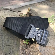 HITAM Outdoor Tactical Belt Nylon Belt Quick Release Buckle Black Color