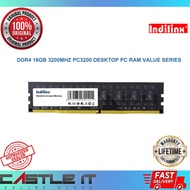 Indilinx DDR4 16GB 8GB 3200MHZ PC3200 Desktop PC Ram Value Series - ID4P32SP16X