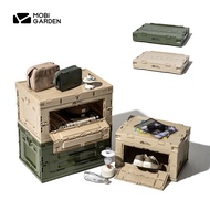 MOBI GARDEN Folding Storage Box Portable Equipment 20L50L80L Capacity Foldable Storage Box Camping O