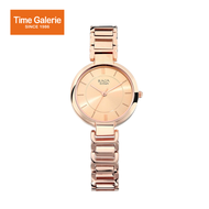 Titan Raga 2608WM01 Sundial Gold Metal Strap Quartz Womens Watch