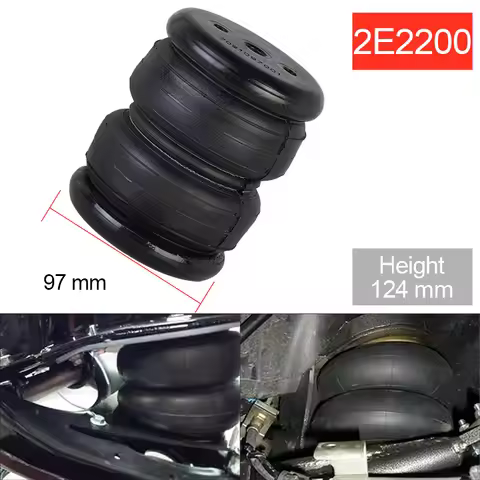 2S2200 / 2H2200 / 2E2200 Double convoluted air ride spring suspension diameter 100mm for suspension 