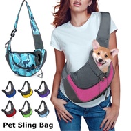Pet Dog Carrier Sling Bag for Small Dogs Puppy Outdoor Travel Single Shoulder Mesh Oxford QOVM