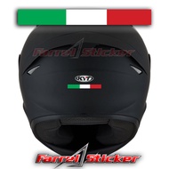 ITALY FLAG STICKER ITALY HELMET STICKER 7 CM