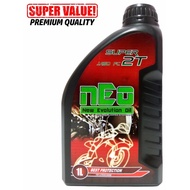 Motorcycle Engine Oil 2T Jaso FC (Minyak 2T WANGI) nEo 1 Litre