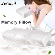 JvGood Memory Foam Pillows Neck Rebound  Functional Pillow Memory Foam Pillow Sleeping  Healthcare Cervical Protection Therapy Slow Rebound Soft Bedding Pillow for Neck Support Back Health