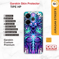 GARSKIN REDMI 13 4G FULL BODY MONSTER CONTENTS 2 PCS CAN BE CUSTOMIZED ALL TYPES OFbebasS hp - BI