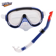 อุปกรณ์ดำน้ำ Wstar,หน้ากากดำน้ำมุมมองกว้าง,แว่นตาดำน้ำ Alat Snorkeling สำหรับการดำน้ำ