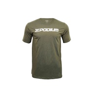 XPODIUM เสื้อยืดแขนสั้นกีฬาฝึกสมรรถภาพฟิตเนสสำหรับทั้งหญิงและชายทันสมัยคอกลมลำลองใส่ระบายอากาศสำหรับ
