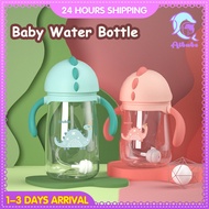 360ml Leak-Proof Baby Water Bottle Learning Cup Anti-Choking Botol Air Drinking Cup with Gravity Ball Straw Handle Bottle