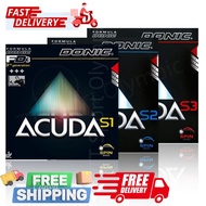 Donic Acuda S1 S2 S3 Table Tennis Rubber 套胶运动 TT Sport Ping Pong 乒乓球 BlueFire nittaku donic xiom but