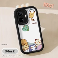 For Realme GT3 GT Neo5 Master Cartoon Doll Machine Phone Casing Soft Silicone TPU Full Cover Shockproof Camera Lens Protect Case