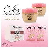 ❃Andrea Secret AN023 Sheep Placenta Whitening Foundation Cream Available in Natural &amp; Ivory White78g