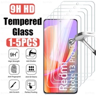 1-5PCS 9H HD Tempered Glass Case For Redmi Note 13 Pro 5G Global Full Cover Screen Protector On For Xiaomi Redmi Note 13 Pro 4G
