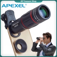 ✳✷Apexel Universal 18x25 Monocular Zoom HD Optical Mobile Phone Lens Observation Survey Telephoto Le