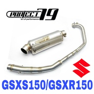 Project79 Suzuki GSX-R150 Motor Full System Exhaust Project 79 QPM10SV Accessories Ekzos S150 GSXS15