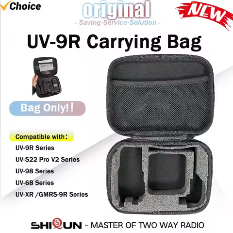 Baofeng UV-9R Carring Bag For Baofeng Walkie Talkie Storage Box UV-S22 Pro Max V2 Radios Case UV-98 