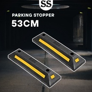 53CM Rubber Curb Parking Block Wheel Stopper Parking Blocks Rubber stopper double stop solid