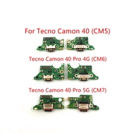 1pcs USB Charging Port Charger Base Connector For Tecno Camon 40 (CM5) Tecno Camon 40 Pro 4G (CM6) T
