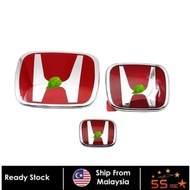 Honda BRV HRV Red Colour Logo Emblem Honda Red Logo
