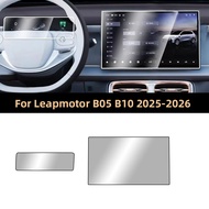 For Leapmotor B05 B10 2025 2026 Navigation Instrument Screen Protector HD Tempered Glass Film with F