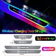 Honda HR-V Magnetic LED Car Door Sill Light Infrared Sensor USB Charging Logo Welcome Threshold Lamp