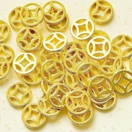 DECORATIVE GOLD CHARM SET CNY Beads Charm Manik Beads Charm Pendant