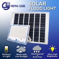 Seng Lee Lampu Solar Flood Light 100W/200W/300W Lampu Spotlight Solar Light Outdoor Waterproof IP65
