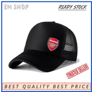 TOPI CAP ARSENAL EPL MEN AND WOMEN FOOTBALL CLUB TRUCKER CAP/HAT.