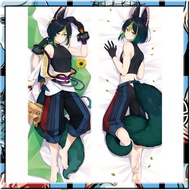 △﹊◙ Genshin ผลกระทบ Tighnari Dakimakura ปกอะนิเมะปลอกหมอนกอดเบาะร่างกาย Shinomiya Kaguya