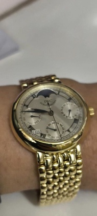 IWC 萬國錶18k萬年曆 腕錶