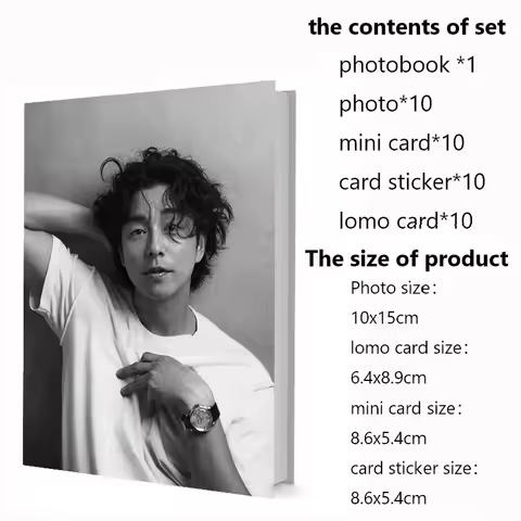 Series1 Yoo Gong Yoo Photobook Set With Photo Lomo Card Mini Card Sticker Calendar Picturebook Photo