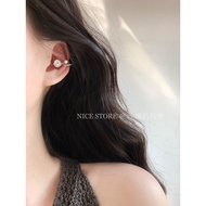 Sleeping Late Bellflower {Hectare} Super Fairy High-End Zircon Ear Snail Clip Classy Stacking No Pie