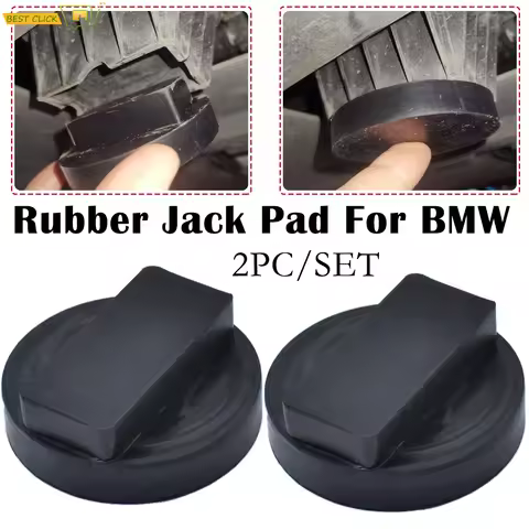 2PCS Rubber Jacking Point Jack Pad Adaptor For BMW 3 4 5 Series E46 E90 E39 E60 E91 E92 F01 F02 F30 