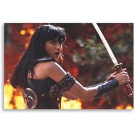 Xena Warrior Princess Posters Canvas Poster Bedroom Decor Office Room Decor Gift 08x12inch(20x30cm) 