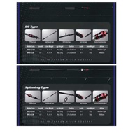 GTPRO BLACK HUNTER JIGGING RODS SPINNING & BC ROD