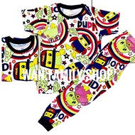 Pyjamas kids big Didi and friend baju tidur budak short sleeve