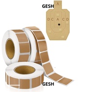 GESH Square Target Pasters, Self-Adhesive  Range Targets Target Stickers,  Labels for Long&Short Ran
