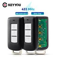 KEYYOU Smart Remote Key Fob 2 3 Buttons 433Mhz PCF7952 ID46 For Mitsubishi Lancer Outlander ASX G8D-644M-KEY-E Car Contr